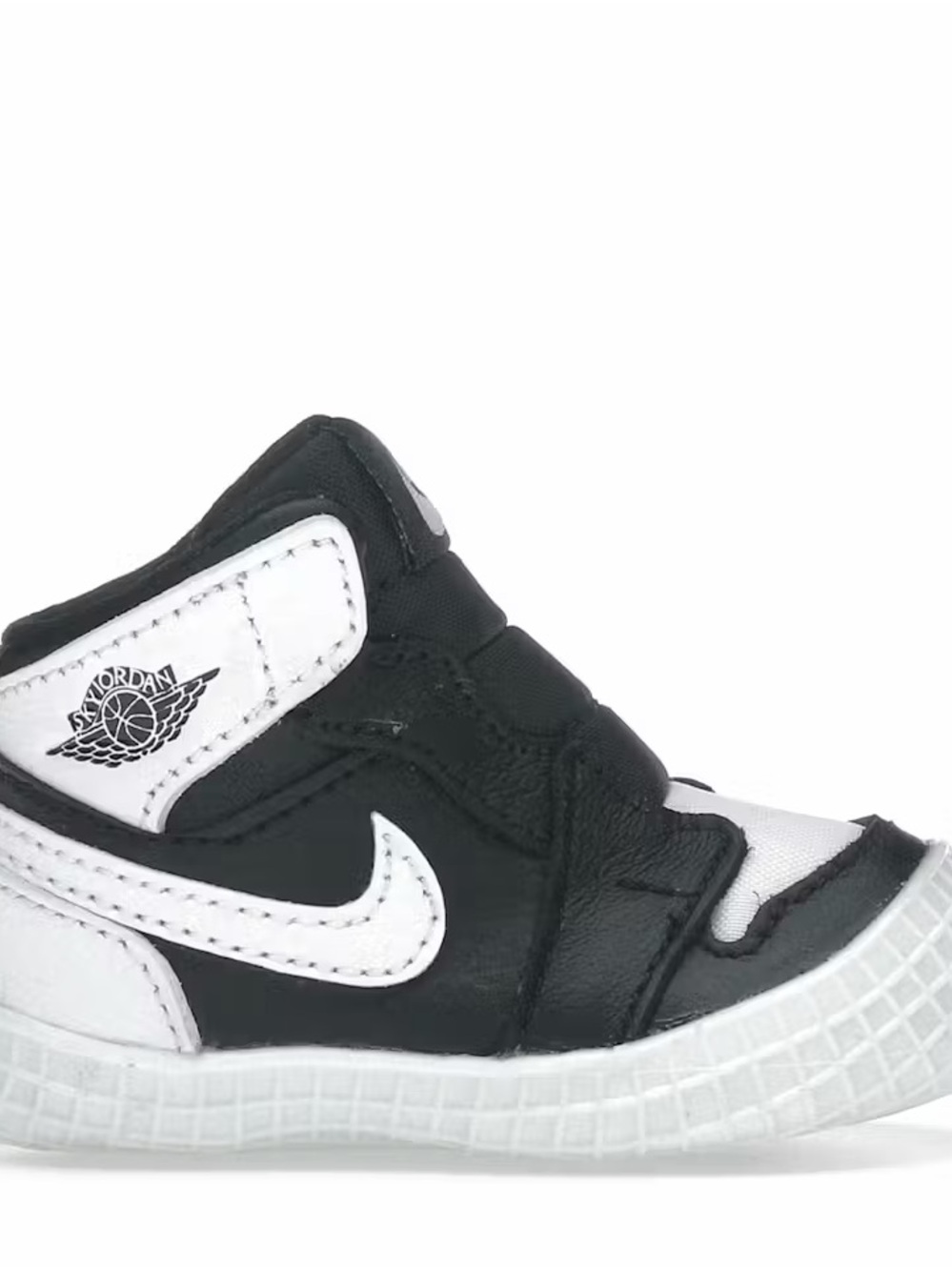 Jordan Black and White Kids Mid-Top Sneaker size 4c
